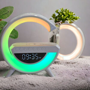 Haut-Parleur Bluetooth Multifonctionnel BT-3401 – Chargeur Sans Fil & Lampe LED