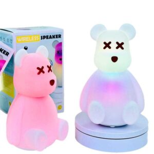LS-10A / LS-10AM – Mini Haut-Parleur Ours Bluetooth avec Veilleuse LED Tactile