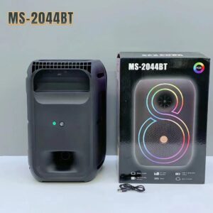 MS-2044BT – Haut-Parleur Bluetooth 8" Portable avec Lumières Magiques & Fonction TWS