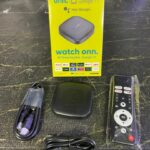 ONN. Google TV 4K – Clé de Streaming Ultra HD avec Télécommande Vocale