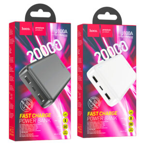 Hoco J100A High-Ranking – Power Bank 20000mAh Fast Charge & Double USB