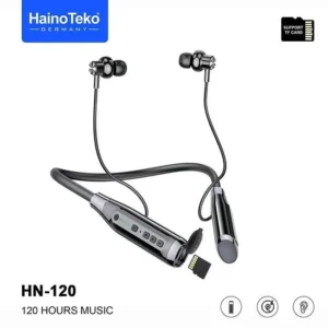 HainoTeko Germany HN-Series – Écouteurs Bluetooth 5.3 avec Tour de Cou pour Sport