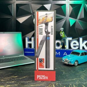Trépied/Perche à Selfie Télescopique P525TK – Aluminium Léger et Durable