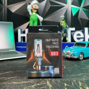 Support de Téléphone Intelligent Q03 – Suivi Automatique du Visage à 360°