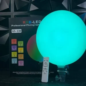 S-330 – Lampe de Photographie Professionnelle LED RGB avec Télécommande