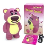 Lotso-A1 / A2 / A3 – Enceinte Bluetooth Sans Fil Design Ours avec LED & Batterie Rechargeable