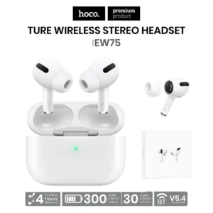 Hoco EW75 – Écouteurs Bluetooth 5.4 Sans Fil True Wireless (TWS)