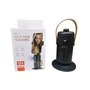 Support de Téléphone Intelligent Q04 – Suivi Automatique du Visage à 360° avec IA & Batterie Rechargeable