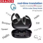 Lenovo ERAZER XT80 Pro – Écouteurs Bluetooth 6.0 avec Version Traduction IA & ANC