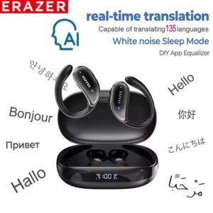 Lenovo ERAZER XT80 Pro – Écouteurs Bluetooth 6.0 avec Version Traduction IA & ANC